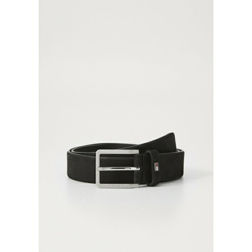 トミー ヒルフィガー メンズ ベルト アクセサリー OLIVER NUBUCK - Belt - black トミー ヒルフィガー メンズ ベルト アクセサリー OLIVER NUBUCK - Belt - black