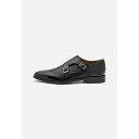 メルビン アンド ハミルトン メンズ スリッポン・ローファー シューズ MARTIN 2 - Smart slip-ons - black/rich tan(4)