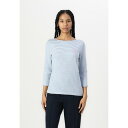 トムテイラー レディース Tシャツ トップス STRIPED LONG SLEEVE - Long sleeved top - flawless blue(4)
