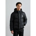 モスキーノ メンズ ジャケット&ブルゾン アウター LAUREL CROWN EMBLEM - Down jacket - multi black