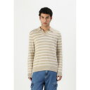 トミー ヒルフィガー メンズ ニット&セーター アウター ESSENTIAL JONNY COLLAR - Jumper - sandalwood/ivory petal