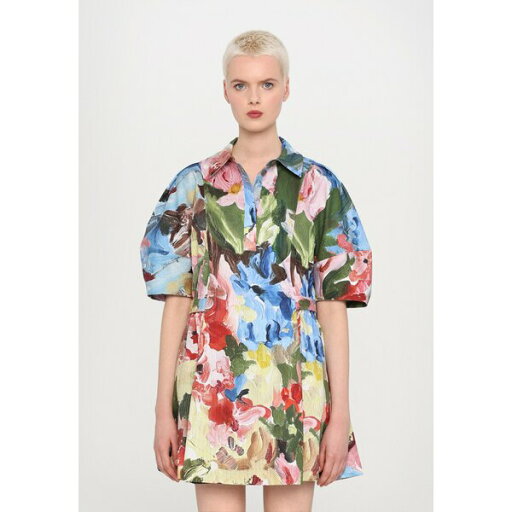 スティーヌ・ゴヤ レディース ワンピース トップス STRUCTURED SLEEVE MINI DRESS - Shirt dress - loves mel oves me not スティーヌ・ゴヤ レディース ワンピース トップス STRUCTURED SLEEVE MINI DRESS - Shirt dress - loves mel oves me not