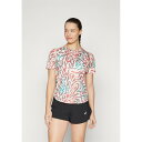 アシックス レディース Tシャツ トップス ROAD ALL OVER PRINT TOP - Sports T-shirt - birch