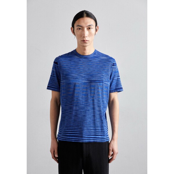 ߥå  T ȥåץ SHORT SLEEVE - Print T-shirt - blue tones space dyed