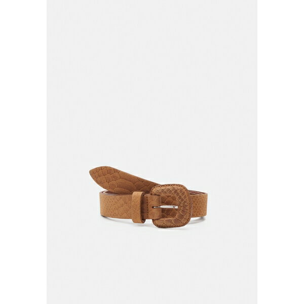 ヴァネッティ レディース ベルト アクセサリー LEATHER BELT - Belt - cognac