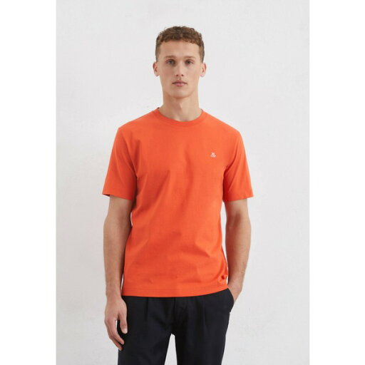 マルコポーロ メンズ サンダル シューズ SHORT SLEEVE LOGO CREWNECK - Basic T-shirt - sweet pepper マルコポーロ メンズ サンダル シューズ SHORT SLEEVE LOGO CREWNECK - Basic T-shirt - sweet pepper