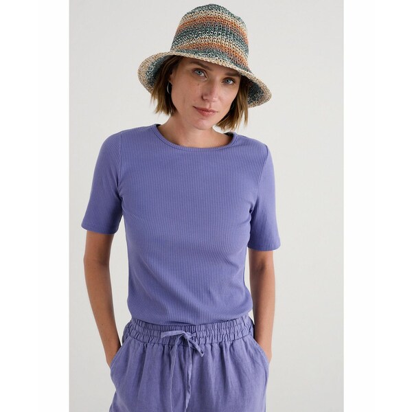 シーソルト コーンウォール レディース カットソー トップス Women's S/S Gorse Lane Rib T Shirt Bilb..