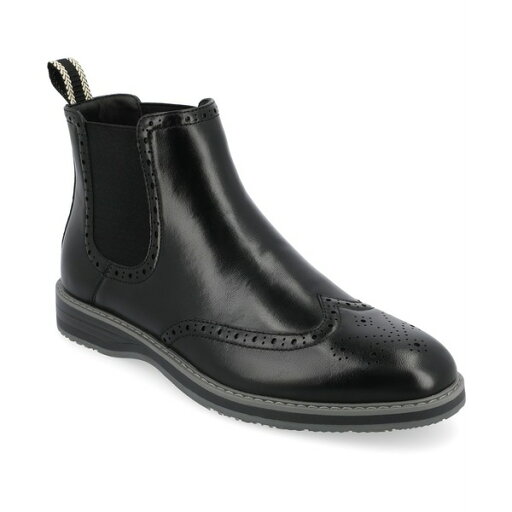 ヴァンセ カンパニー メンズ ブーツ シューズ Men's Thorpe Tru Comfort Foam Wingtip Slip-On Chelsea Boots Black ヴァンセ カンパニー メンズ ブーツ シューズ Men's Thorpe Tru Comfort Foam Wingtip Slip-On Chelsea Boots Black