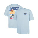 47ブランド メンズ シャツ トップス Men's Light Blue Los Angeles Dodgers Ice Cream Parlor Foundation T-Shirt Light Blue