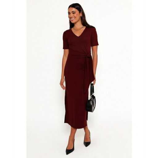 ペタル アンド パップ レディース ワンピース トップス Asha Midi Dress Wine ペタル アンド パップ レディース ワンピース トップス Asha Midi Dress Wine