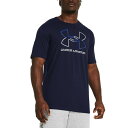 アンダーアーマー メンズ シャツ トップス Men's GL Foundation Logo Graphic T-Shirt Navy/royal/grey