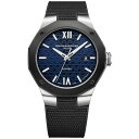 ボーム&メルシエ メンズ 腕時計 アクセサリー Men's Swiss Automatic Riviera Black Rubber Strap Watch 42mm Black