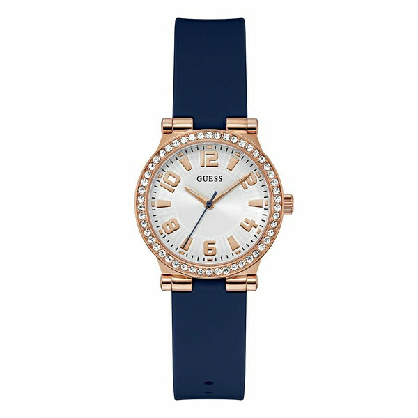 ■ブランド GUESS (ゲス)■商品名 Women's Analog Blue Silicone Watch, 32mm■こちらの商品は米国・ヨーロッパからお取り寄せ商品となりますので、 お届けまで10日〜2週間前後お時間頂いております。 ■各ブランド・商品・デザインによって大きな差異がある場合がございます。 ■あくまで平均的なサイズ表ですので、「参考」としてご利用ください。 ■店内全品【送料無料】です！（※沖縄・離島は別途送料3,300円がかかります）