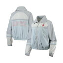 ザ ワイルド コレクティブ レディース ジャケット&ブルゾン アウター Women's Navy Boston Red Sox Colorblock Track Raglan Full-Zip Jacket Navy