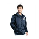 スターター メンズ ジャケット&ブルゾン アウター Men's Navy Chicago White Sox Cooperstown Collection Point Man Full-Snap Coaches Jacket Navy