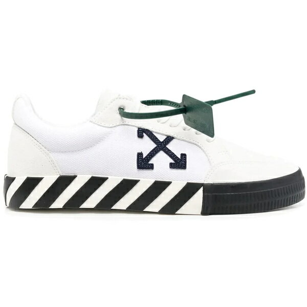 OFF-WHITE եۥ磻  ˡ OFF-WHITE Low Vulcanized Canvas Suede  EU_41(26.0cm) White Navy Blue