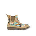 ウエスタンチーフ レディース ブーツ シューズ Leopard Floral Chelsea Rain Boot Taupe