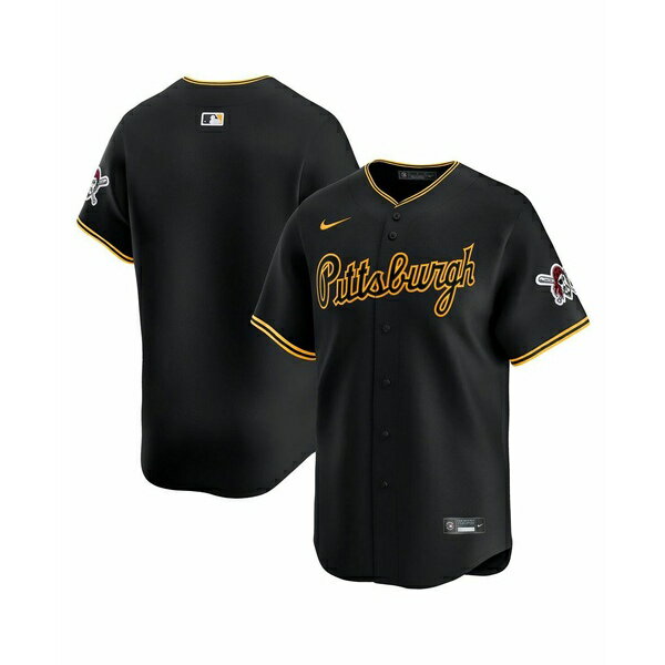ʥ   ȥåץ Men's Black Pittsburgh Pirates Alternate Limited Jers...