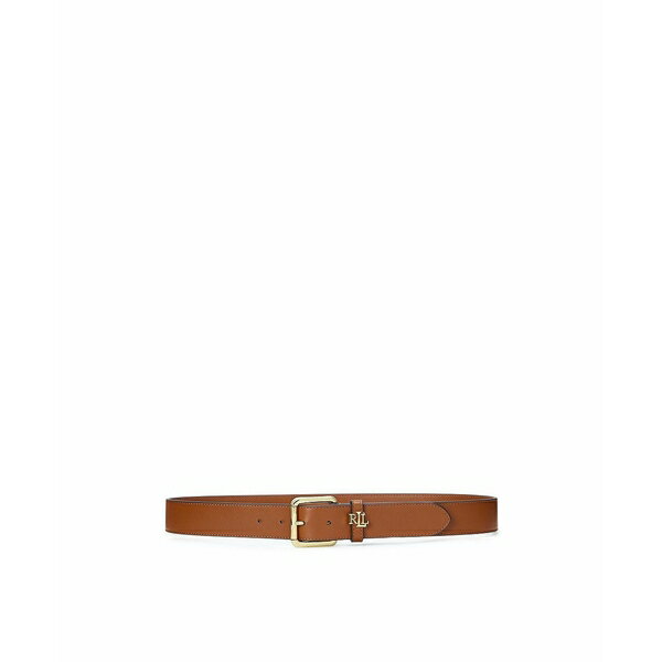 ラルフローレン レディース ベルト アクセサリー Women's Logo-Keeper Leather Belt Lauren Tan