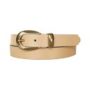 ラッキーブランド レディース ベルト アクセサリー Women's Metal Loop Leather Pant Belt Vachetta