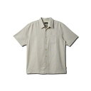 クイックシルバー ウォーター マン メンズ シャツ トップス Quiksilver Men's Island Jungle Woven Shirt Pelican