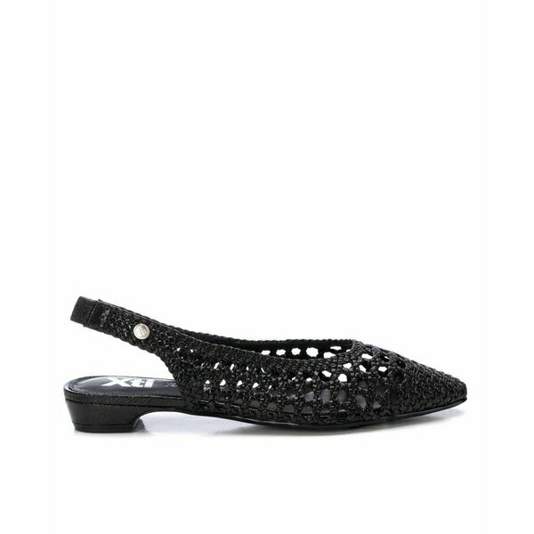 キシタイ レディース サンダル シューズ Women's Slingback Flats Black