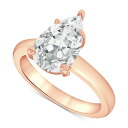 バッジェリーミシュカ レディース リング アクセサリー Certified Lab Grown Diamond Engagement Ring (3 ct. t.w.) in 14k Gold Rose Gold(4)