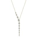 ラップド イン ラブ レディース ネックレス・チョーカー・ペンダントトップ アクセサリー Diamond Asymmetric Lariat Necklace ...