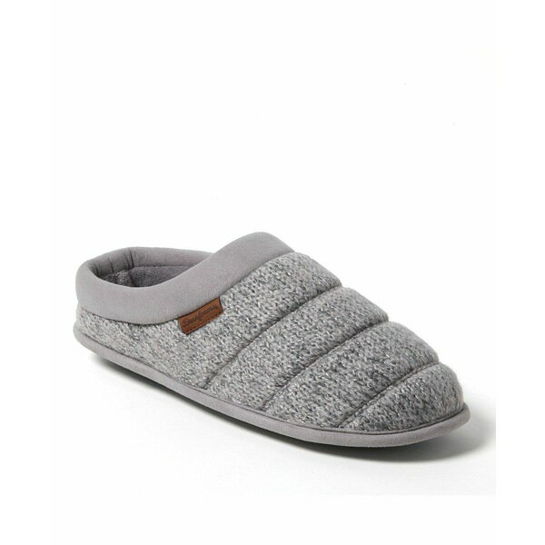 ディアフォームズ メンズ サンダル シューズ Men's Asher Marled Knit Clog House Slipper Grey