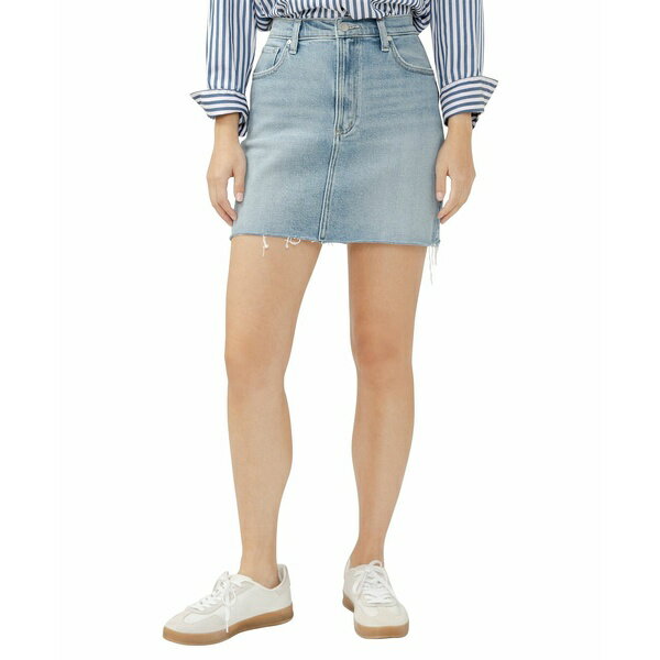 シルバージーンズ レディース スカート ボトムス Women's Denim Mini Skirt Indigo
