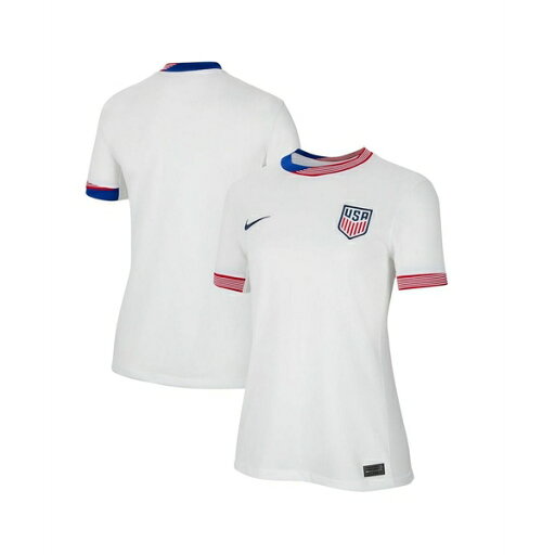 ナイキ レディース カットソー トップス Women's White USMNT 2024 Home Replica Jersey White ナイキ レディース カットソー トップス Women's White USMNT 2024 Home Replica Jersey White