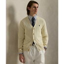 ラルフローレン メンズ ニット&セーター アウター Men's Cotton V-Neck Cardigan Andover Cream/Navy
