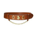 ラルフローレン レディース ベルト アクセサリー Women's Leather Flip Lock Belt Lauren Tan