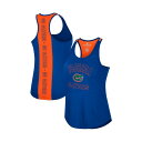 コロシアム レディース カットソー トップス Women's Royal Florida Gators 10 Days Racerback Scoop Neck Tank Top Royal(4)