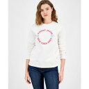 トミーヒルフィガー レディース パーカー・スウェットシャツ アウター Women's x NYC Crewneck Sweatshirt Ancient Whi...
