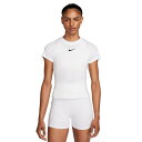 ナイキ レディース カットソー トップス Women's Court Advantage Dri-FIT Short-Sleeve Top White/blac(4)