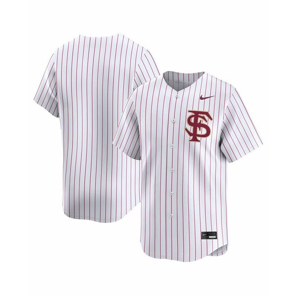 ナイキ メンズ シャツ トップス Men's White Pinstripe Florida State Seminoles College Limited Baseball Jersey White
