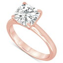 バッジェリーミシュカ レディース リング アクセサリー Certified Lab Grown Diamond Cushion-Cut Solitaire En...