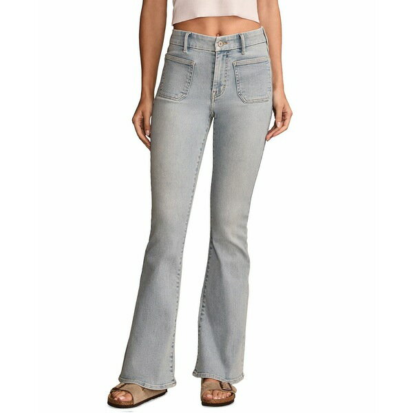 ラッキーブランド レディース デニムパンツ ボトムス Women's High-Rise Stevie Flare-Leg Denim Jeans Virgo
