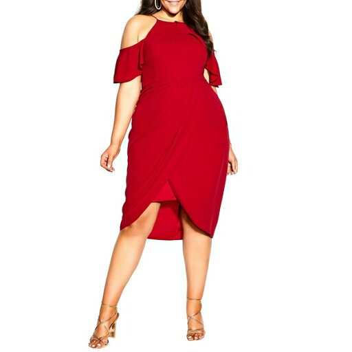 シティーシック レディース ワンピース トップス Plus Size Love Siren Dress Red シティーシック レディース ワンピース トップス Plus Size Love Siren Dress Red