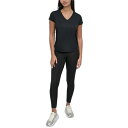 ダナ キャラン ニューヨーク レディース カットソー トップス Sport Women's Crewneck Short-Sleeve Side-Ruched ...
