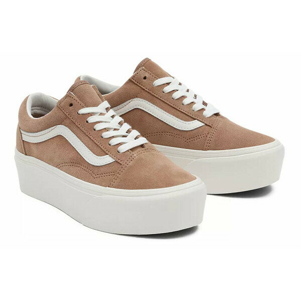 Vans バンズ メンズ スニーカー 【Vans Old Skool Stackform 'Brown White' VN0A7Q5MB69】 サイズ US_M_3.5