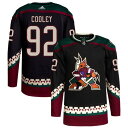 アディダス メンズ ユニフォーム トップス Arizona Coyotes adidas Home Primegreen Authentic Pro Custom Jersey Black