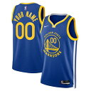 ナイキ メンズ ユニフォーム トップス Golden State Warriors Nike Unisex Swingman Custom Jersey Royal Icon Edition