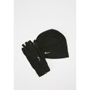 ナイキ レディース 手袋 アクセサリー HAT AND GLOVE SET - Beanie - black/silver