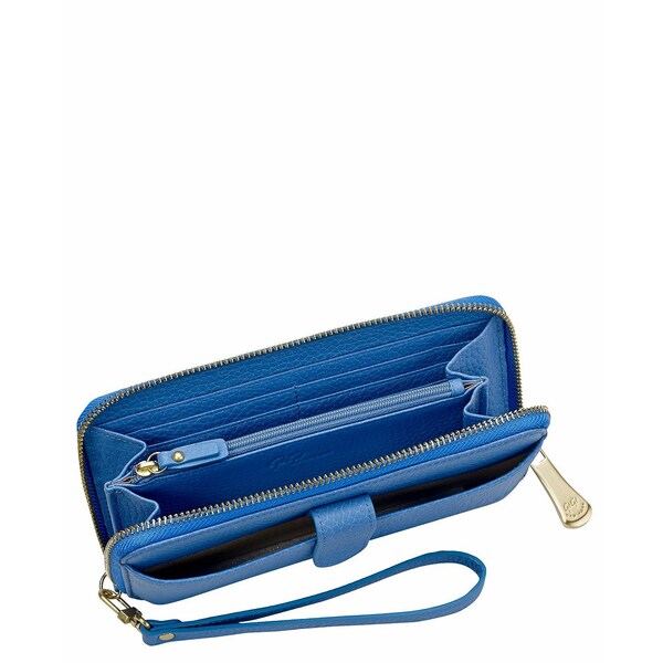 ギギニューヨーク レディース 財布 アクセサリー Women's City Phone Wallet Cornflower Blue - Pebble Grain Leather