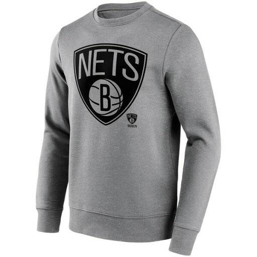 ファナティクス メンズ パーカー・スウェットシャツ アウター Brooklyn Nets Mono Logo Crew Sweatshirt ファナティクス メンズ パーカー・スウェットシャツ アウター Brooklyn Nets Mono Logo Crew Sweatshirt