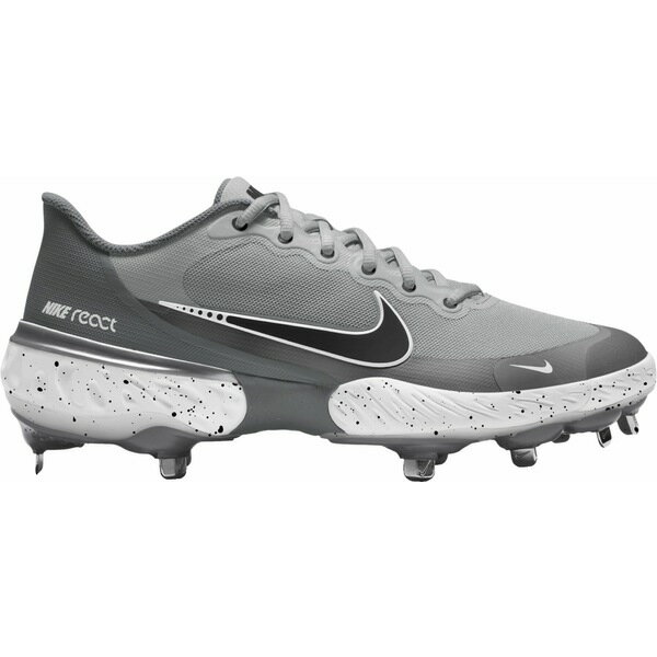 ナイキ レディース 野球 スポーツ Nike Alpha Huarache Elite 3 Metal Baseball Cleats Smoke Grey/Black