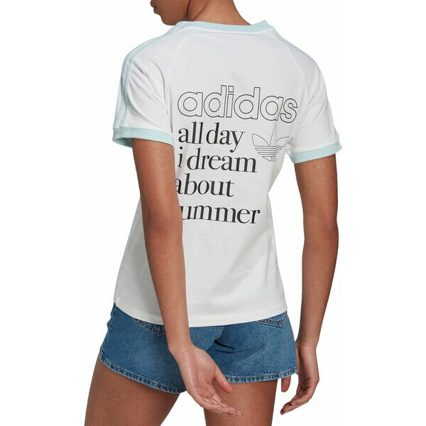 アディダス レディース シャツ トップス adidas Originals Women's Graphic T-Shirt White