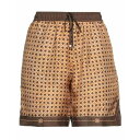 【送料無料】 アミリ レディース カジュアルパンツ ボトムス Shorts & Bermuda Shorts Brown